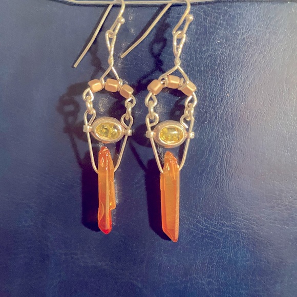 Boho dangle earrings - Picture 1 of 2